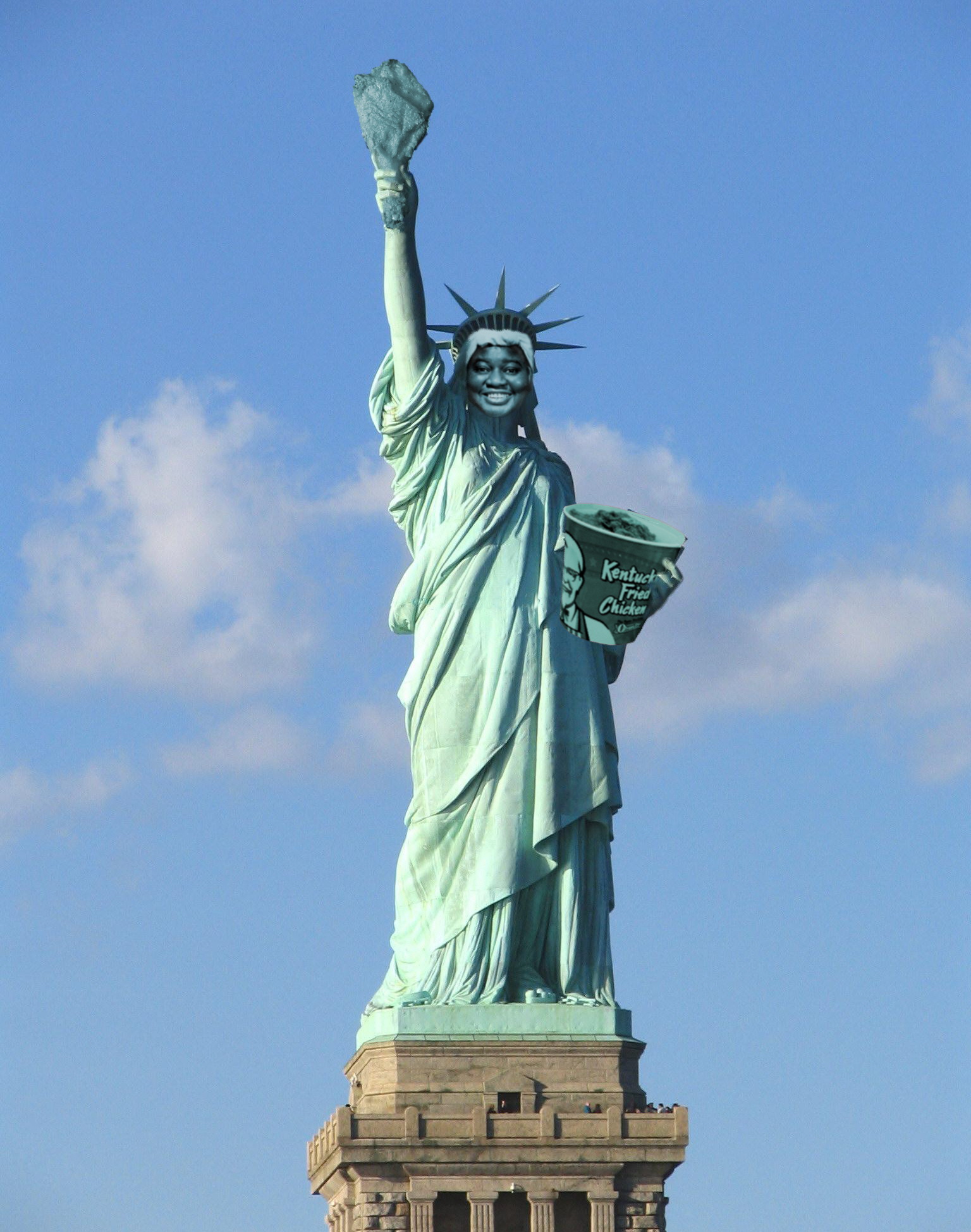 Barak Obama New Statue of Liberty